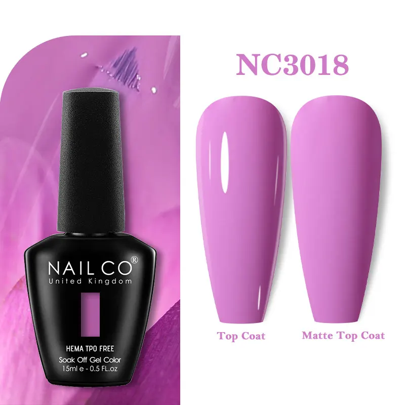 Premium Gel Nail Polish 15ml - HEMA Free Base & No Wipe Top Coat for Long-Lasting Manicure