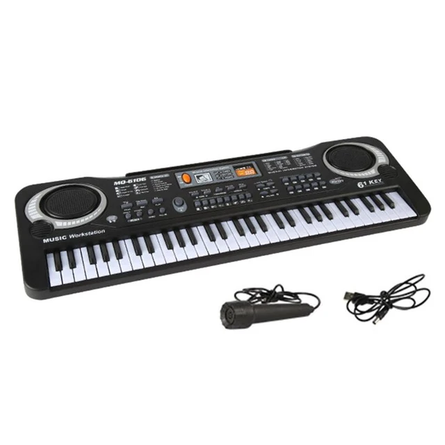 Novo 61 Teclas De Piano Digital Criança Piano Multi-função Piano Musical  Pai-jogos Para Crianças Instrumentos De Música De Treinamento - Órgão  Eletrônico - AliExpress