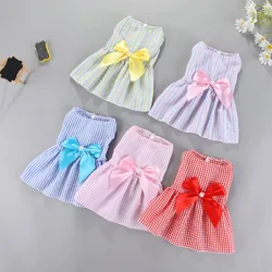 Puppy Spring Clothes Dog Fancy Dress for Small Breeds Dogs Pet Short Skirt Pomeranian One Piece Ropa Perro Costume Free Shipping