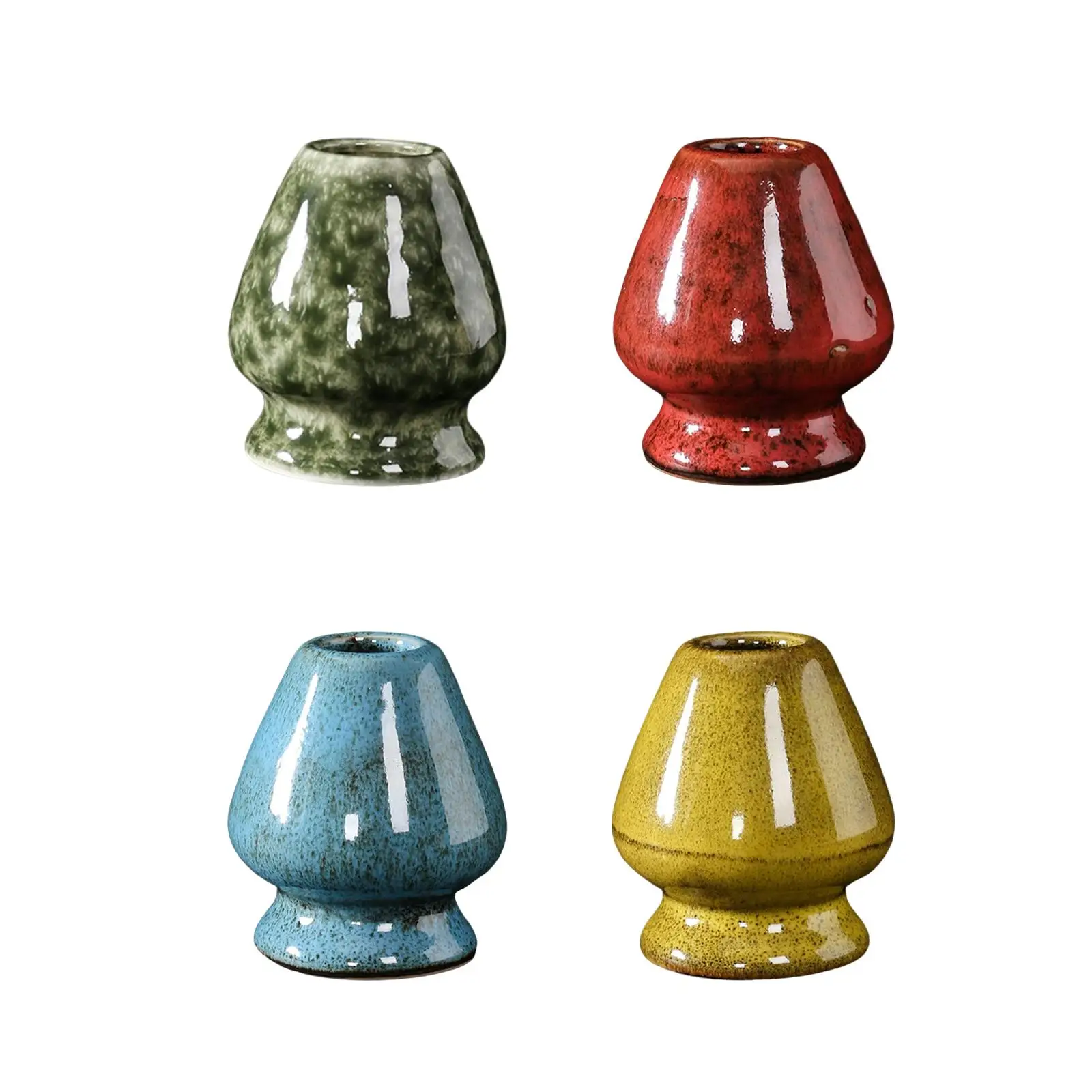 Matcha Whisk Stand Matcha Ceremony Starter Tea Tool Handmade Keep Whisk Shape Teaware Chasen Stand for Professional