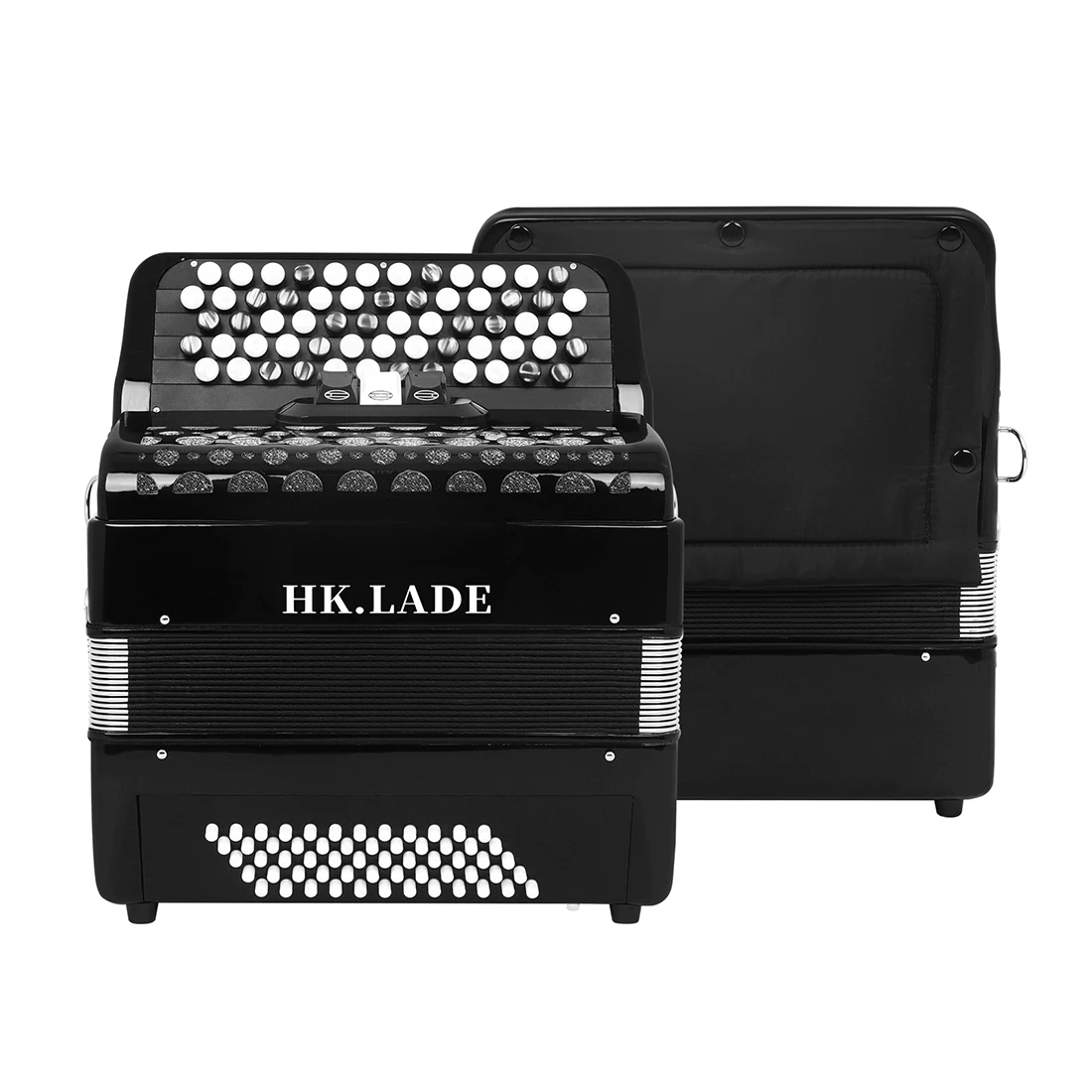 Hk · lade-プロのバヤンアコーディオン,演奏,キーボード楽器,黒