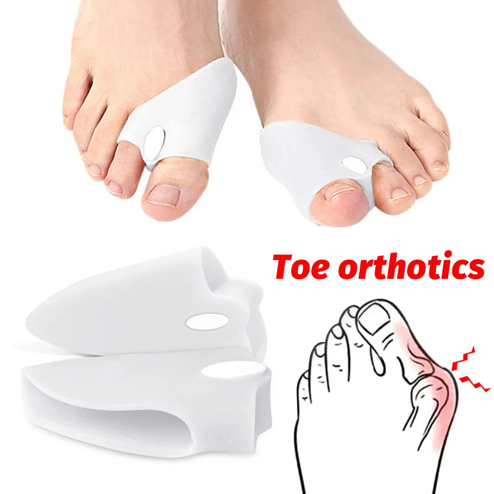 Toe Separators for Feet Correct Straighteners for Prevents Overlapping Toes Hallux Valgus Corrector Toe Care Flexible Foot Care