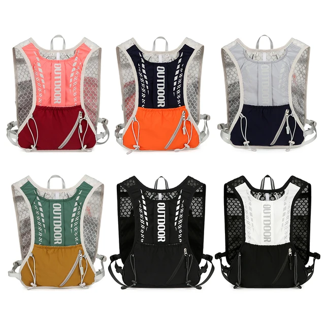 Hydration Running Vest Waterproof Water Bladder Daypack Breathable Outdoors Hydration Pack for Hiking Trail Running 4