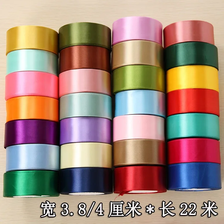 Colorful Satin Ribbon Set for Festive Decorations and DIY Crafts