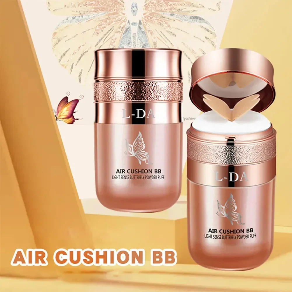 Description Picture 2 of itemAir Cushion BB Cream Butterfly Powder Puff Moisturizing Foundation Concealer Whitening Oil-control Waterproof Makeup Cosmetics