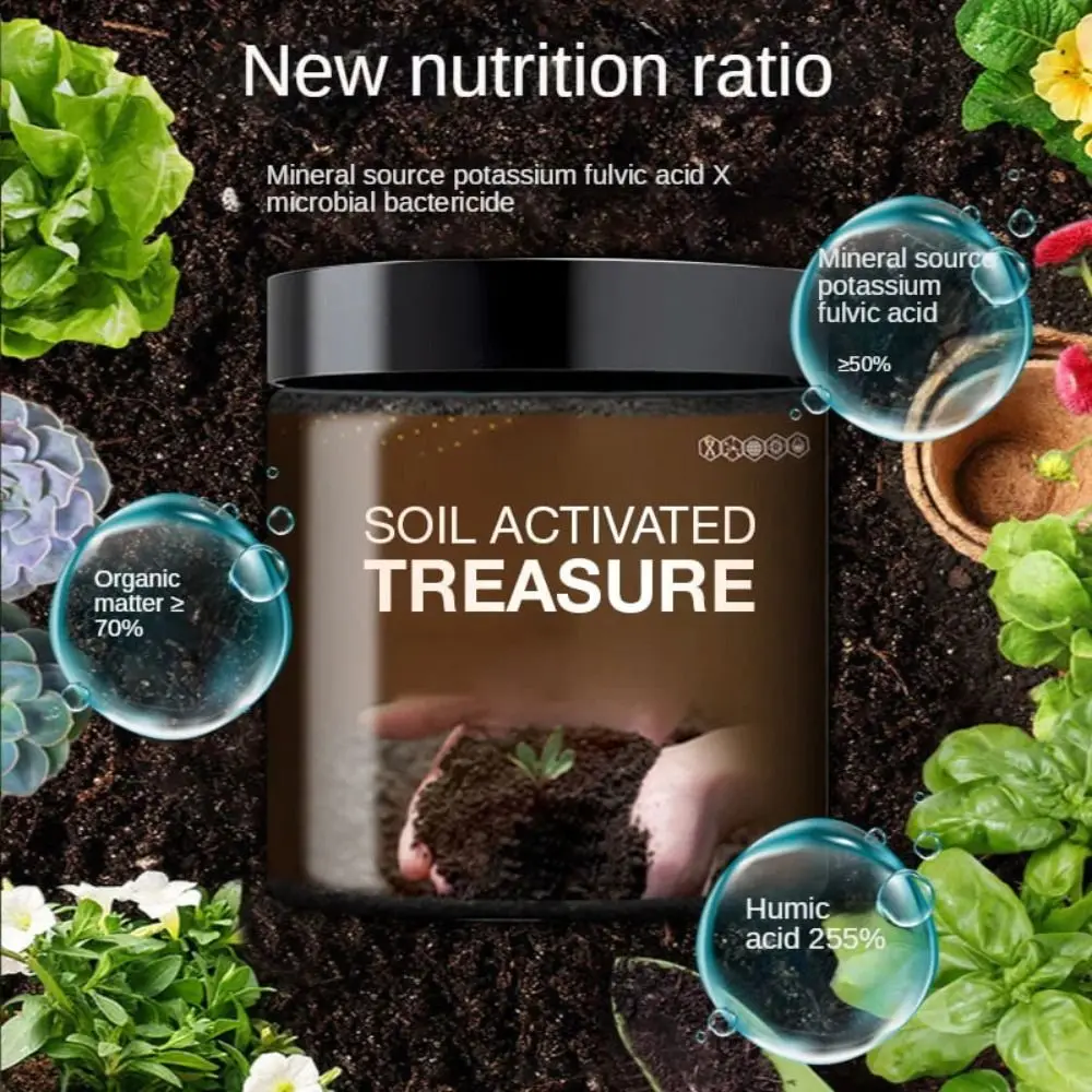 Organic Fertilizer Plant Fertilizing Concentrate Soil Activator Activated Baosong Soil Essence Flower Fertilizer Mineral Source Bacillus Microbial Inoculum Bacterial Fertilizer