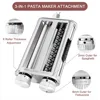 Pasta Maker for Kitchenaid Attachments，3 in 1 Stainless Steel Pasta Attachment for Kitchenaid Stand Mixer, Included Pasta Roller 2
