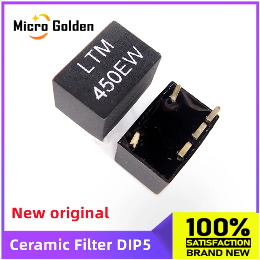 (5pcs) LTM450EW Ceramic Filter M50EW 450E 5pins 2+3 DIP5 New original Intercom Communication Machine