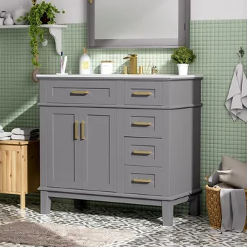36" Bathroom Vanity Sink Combo 5