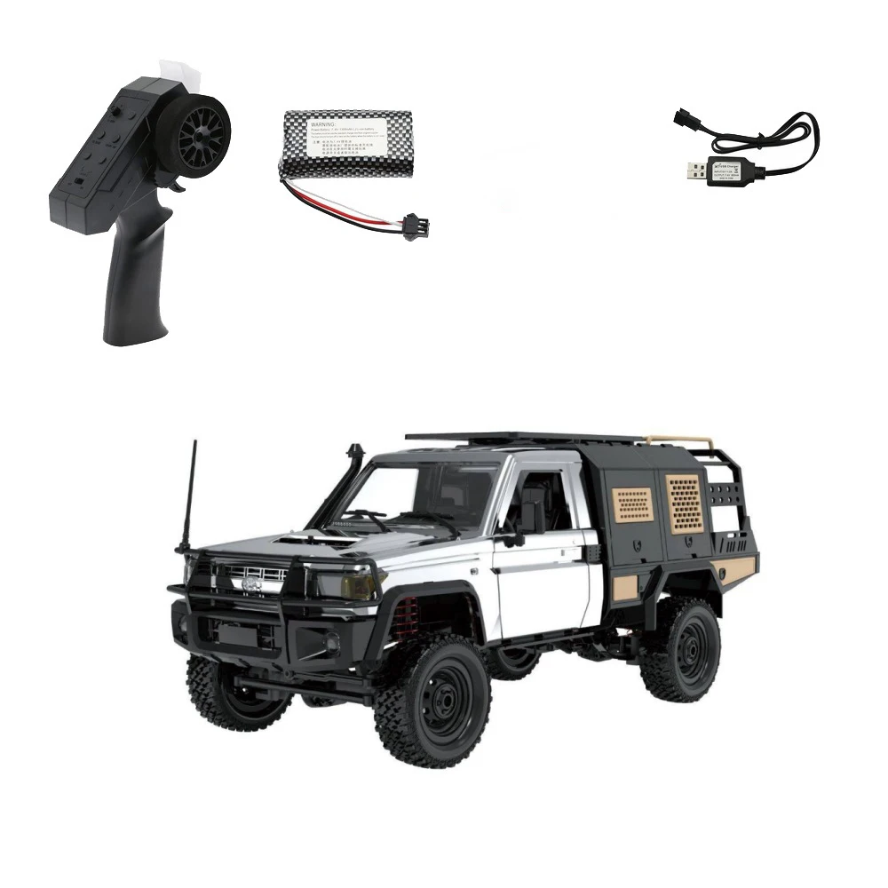 MN Model 1/12 Scale RC Car Full Scale Controlled Pickup Monster Truck MN82S 4WD Climbing Car RTR Remote Controlled Car Toys Gift 4