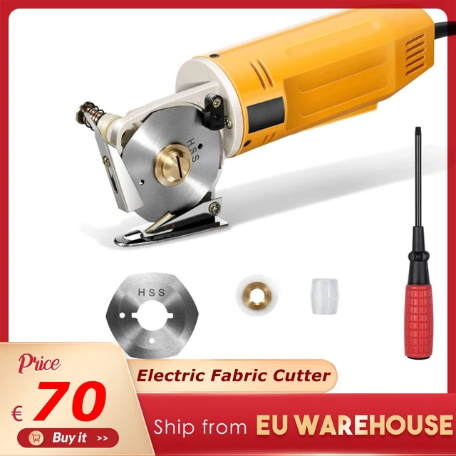 Electric Scissors Shears Cloth Cutter Fabric Cutting Machine Kit