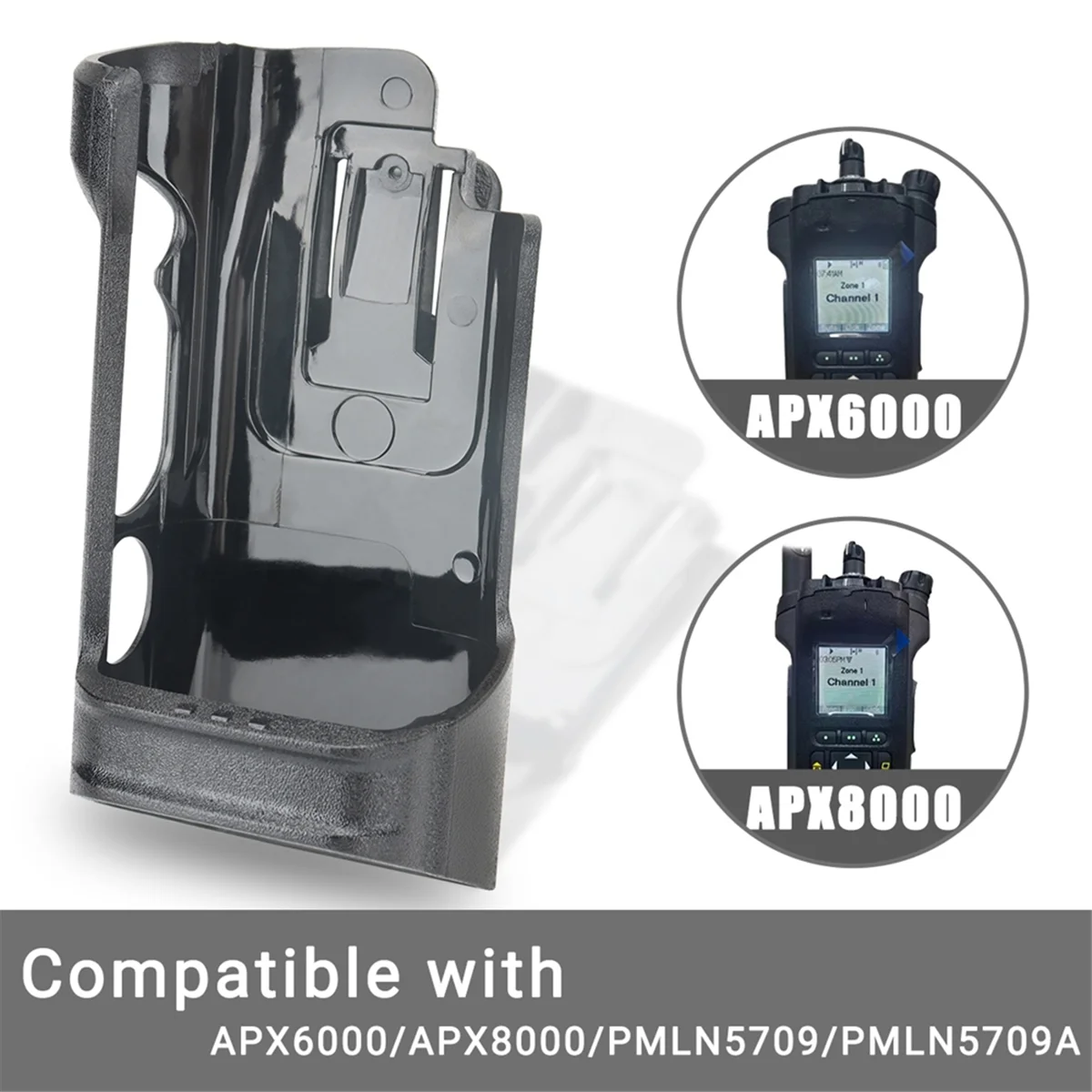 SEMOIC APX6000 APX8000 PMLN5709 PMLN5709A Holder Case Belt Clip Ham Two Way Radio Carry Case Waist Clip