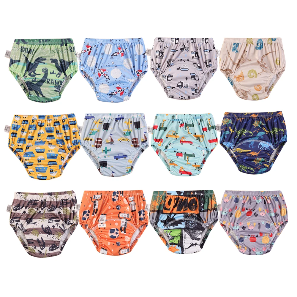 

New Cute Baby Kids Reusable Potty Training Pants Baby Cloth Diaper Panties Infant Shorts Nappies Nappy Changing Underwear