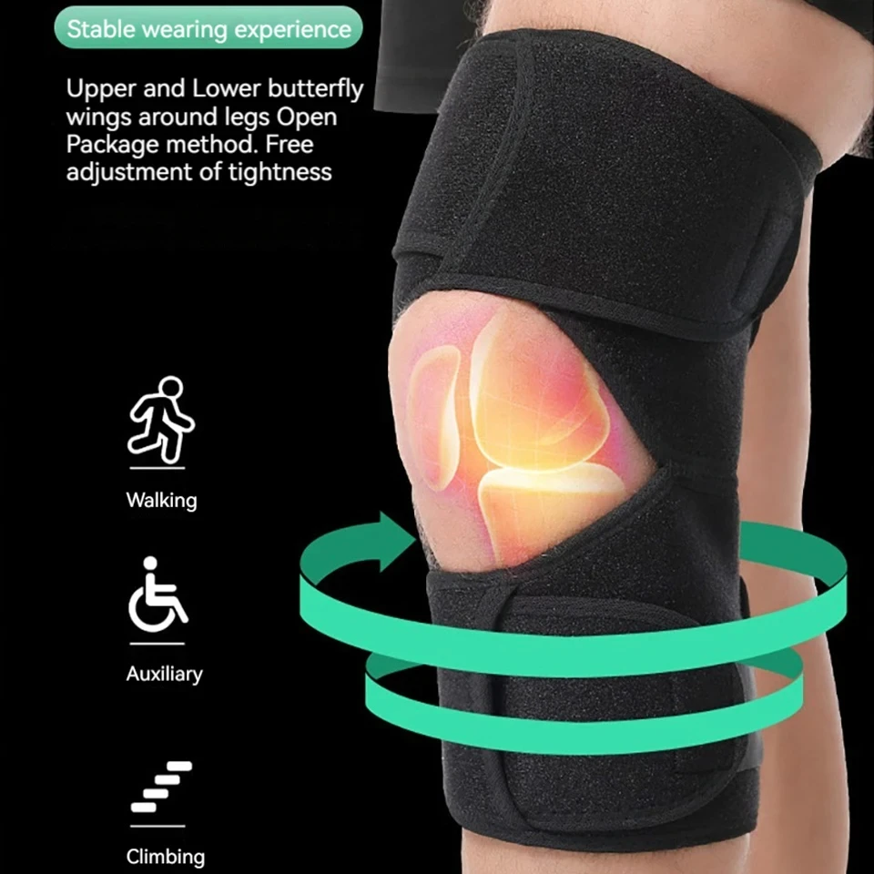Knee Support Medical Power Lift Knee Weakly Brace Joint Support Spring Stabilizer Gym sports Heath Care Leg Stretcher 1Pcs knee support knee brace knee wraps knee support sleeve