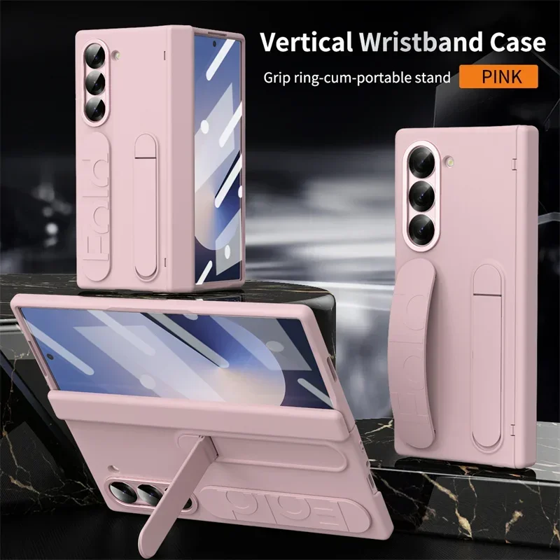 Universal Hinge Protection Case with Screen Protector & Invisible Bracket