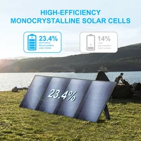 Keenergy 200W 18V Kit de panneaux solaires panneau solaire pliable chargeur solaire Rechargeable extérieur pour centrale électrique de Camping Portable 4