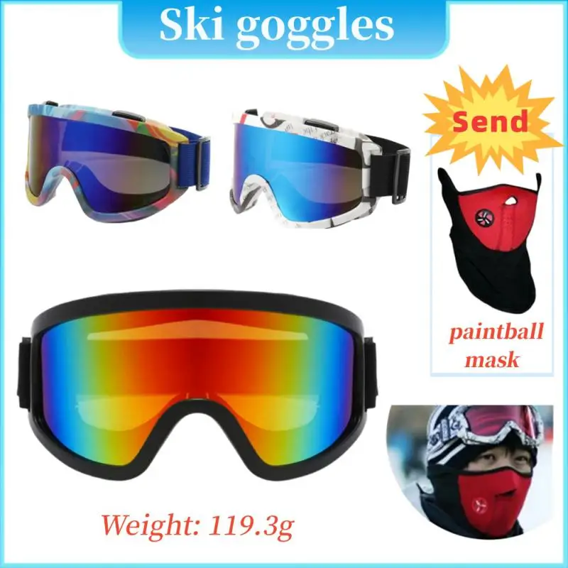 

Противотуманные лыжные очки, мотоциклетные очки, зимние очки для сноуборда, катания на лыжах, уличная спортивная ветрозащитная Лыжная маска, очки для бездорожья, шлем