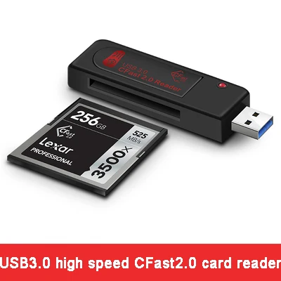 Cfast 2.0専用の高速カードリーダーUSB3.0カードリーダー