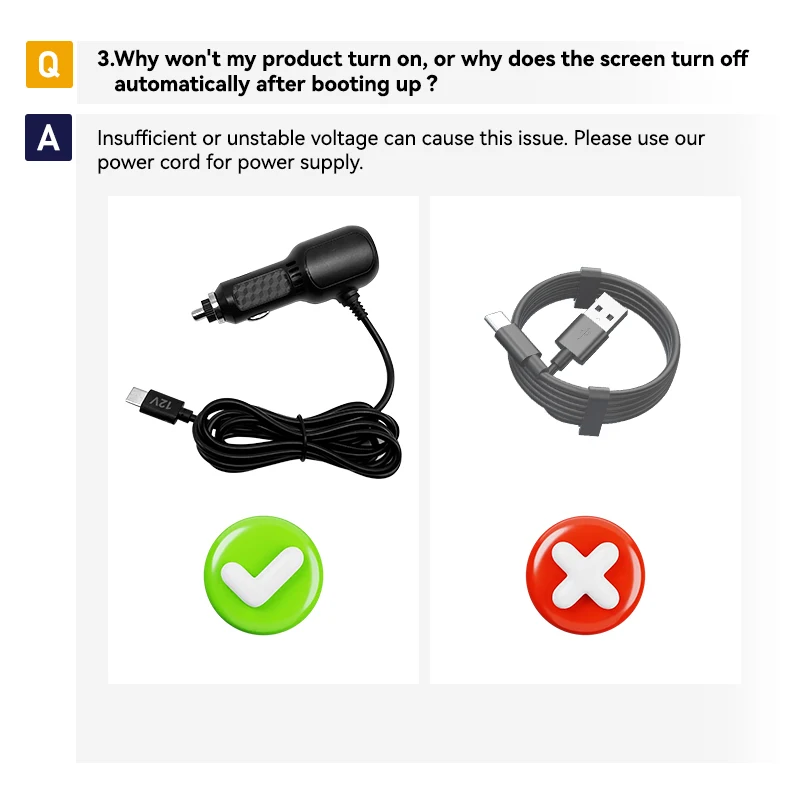 VENBES 7" Autoradio Carplay & Android Auto Tragbare Mirrorlink Touchscreen Rückfahrkamera AUX USB Typ-c – Detail 13
