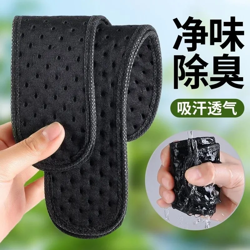 2/6/10pcs Deodorant Foot Insoles Bamboo Charcoal Insert Light Weight Breathable Thin Sport Shoe Pad Suction Perspiration Insole