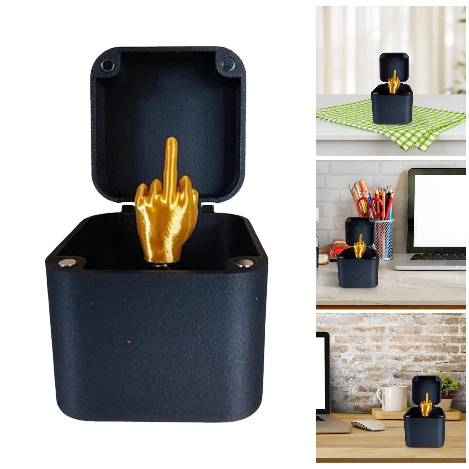 thumbnail image 1 of Middle Finger Surprise Perfect Spoof Hand Prank Up With For Adults Christmas Novelty Prank For Desk Home DéCor 1/2/3/5 Pcs Chris, 1 of 4