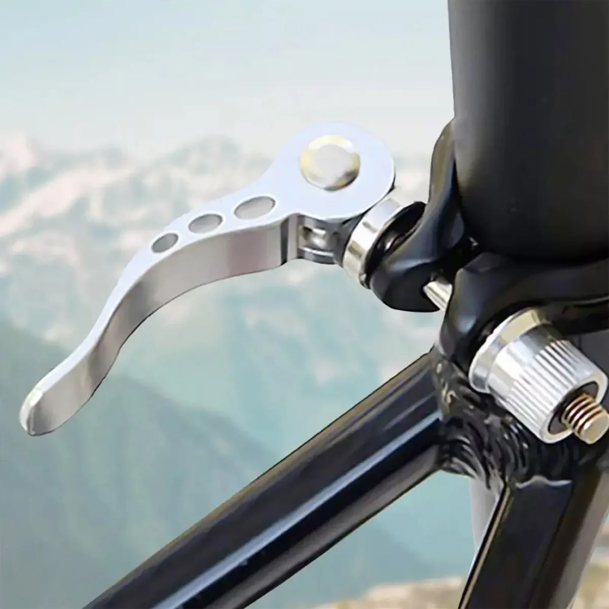 Bicycle Quick Release Seat Tube Lock Adjustable Height Locking Screw For Mountain And Folding Bikes Bicycle Seat Tube Clamp