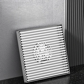 หนา 304 สแตนเลสขนาดใหญ่ท่อระบายน้ําชั้นลานกลางแจ้งสวน Open-Air ระเบียงกลางแจ้งไม้ไผ่ขนาดใหญ่ Raft ท่อระบายน้ําชั้น 1