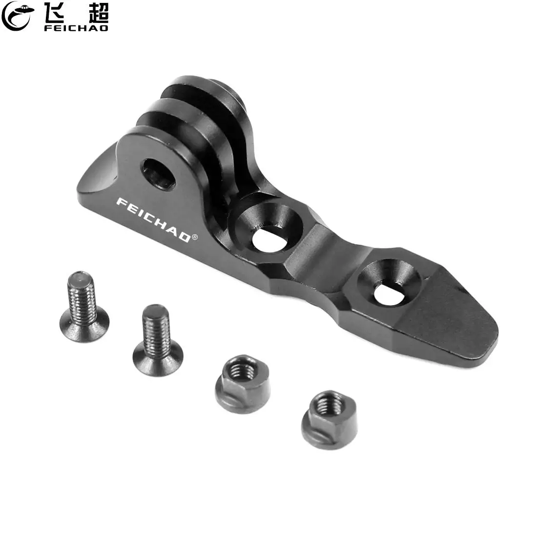 FEICHAO Aluminum Alloy Handstop With Mount Adapter Keymod for GoPro 11 10 9 8 7 for Insta360 ONE R EKEN Osmo Action Camera camera mount