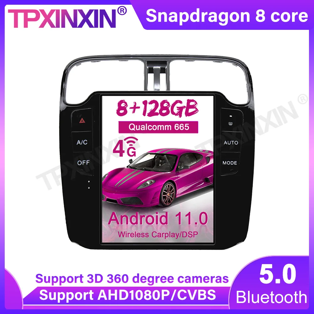 

Android 11 Qualcomm 665 для Volkswagen POLO 2011-2018 Автомобильный GPS-навигатор стерео головное устройство мультимедийный плеер радио магнитофон