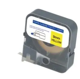 Multi Tamanho Amarelo Etiqueta Branca Cassete Usado para Puty Tube Printer Fabricante de Impressoras Modelo Pt1010 id Cabo Mark 5pk Pt1012y Pt-1009w - Imagem 3