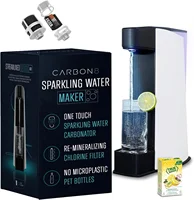 Water Maker Machine - Home Soda Stream Machine, Screw-In CO2 Carbonator, Countertop Water Mineralizer, Seltzer Soda Maker Machin 1