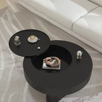 Table basse tendance nordique, design italien moderne, gain de place, avec rangement, Mesa De Centro Sala, meubles de salon 5