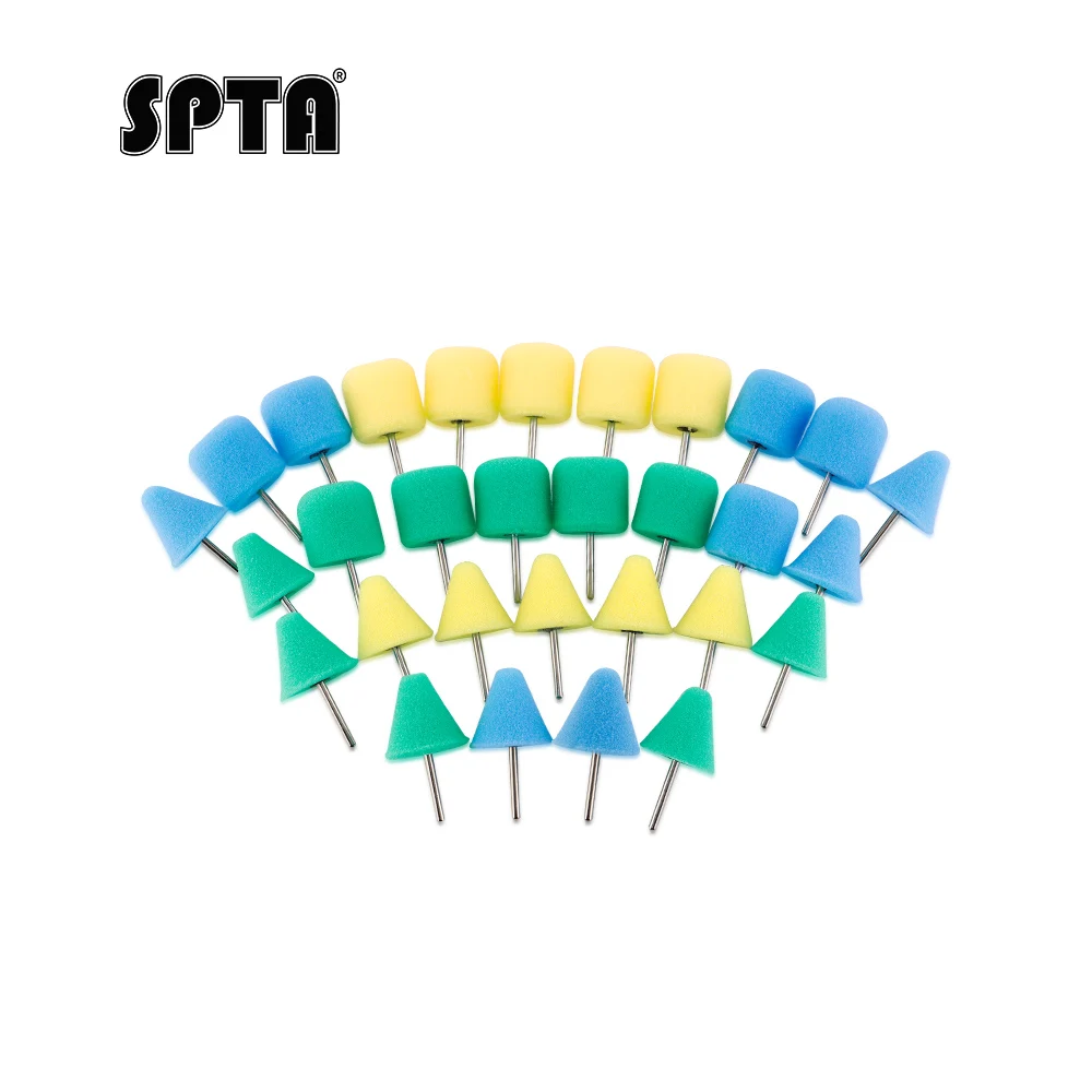 SPTA Detailing Polishing Pads Mini Spong Pads Kits For Car Wheel Headlight On Drill & Rotrary