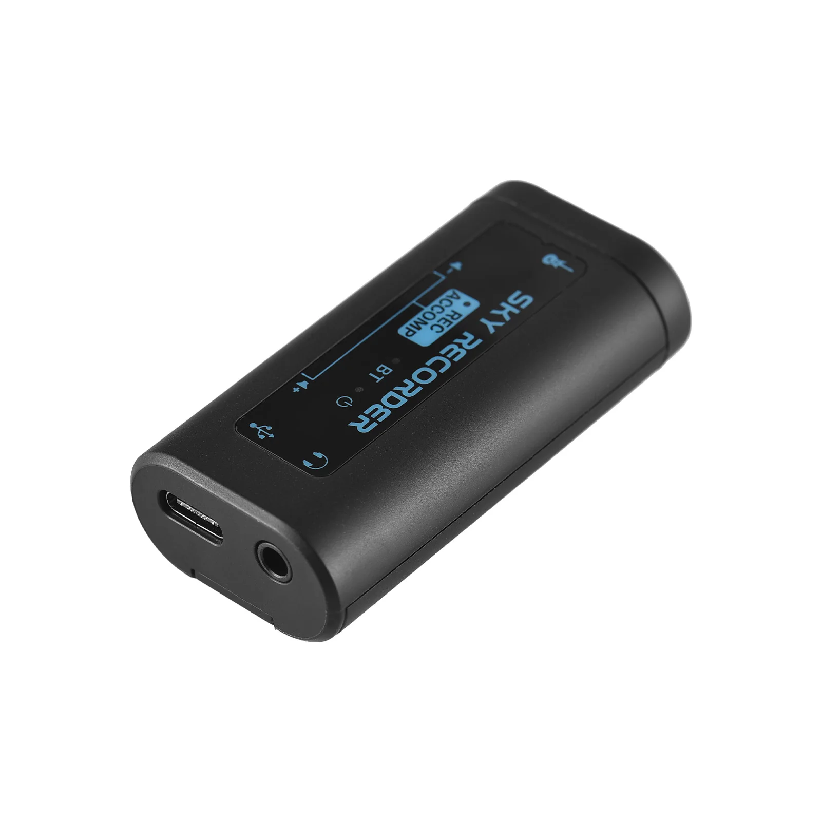 Interfaz de audio Mini tarjeta de sonido de grabación portátil Acompañamiento BT Fuente de alimentación ligera tipo C pa