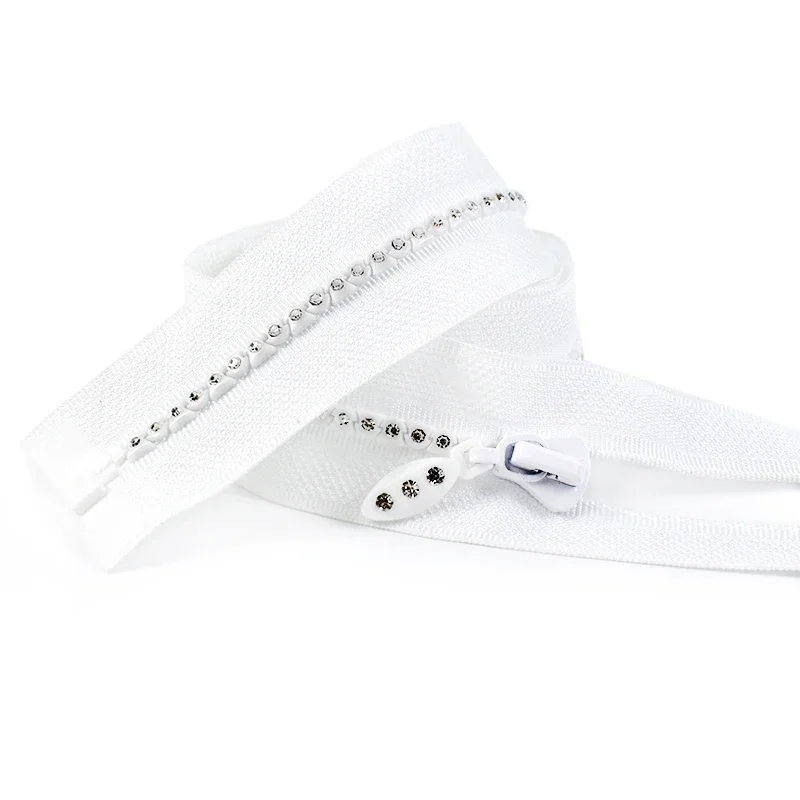 Cerniere Aperte In Resina Con Strass Brillanti - Per Borse, Abiti