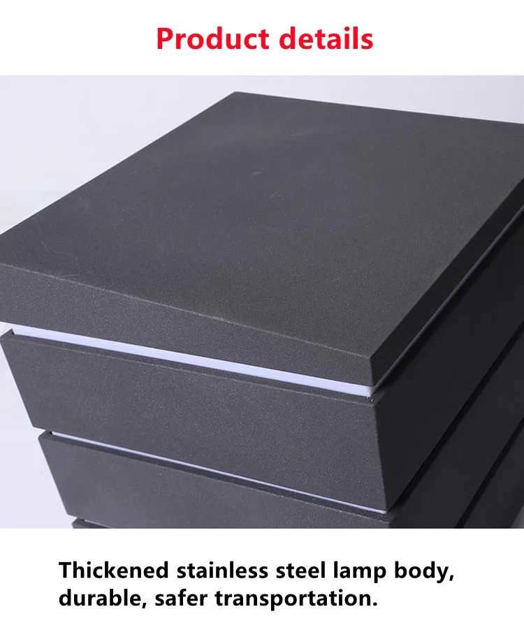 Description Picture 4 of itemModern Minimalist LED Lawn Lamp 5W AC110V 220V Waterproof Stainless Steel Steet Light For Pillar Chapiter Courtyard Lighting