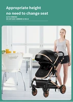 3 in 1 Baby Stroller with Car Seat and Foldable Baby Carriage