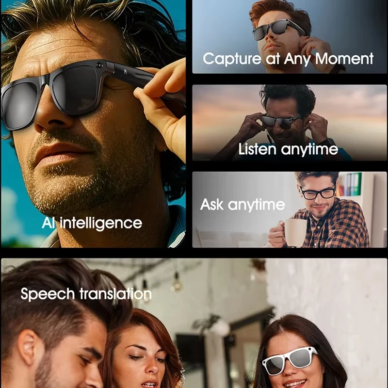 Xiaomi Gafas AI 8K HD Fotocromáticas: Cámara, Traducción, Bluetooth, Llamadas, Asistente Voz y Música - Image 2