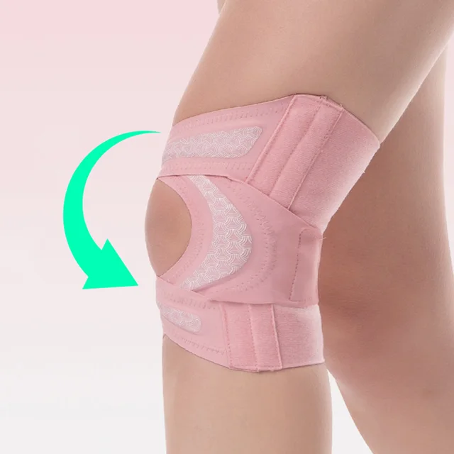 Thin Cross Sports Knee Brace Meniscus Protection Knee Support for Running Fitness Tennis Sports Non-Slip Compression Knee Sleeve 5