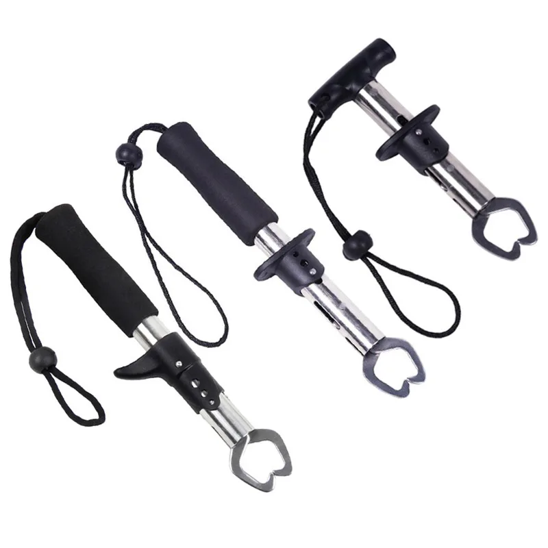 

Stainless Steel Fishing Gripper Professional Fish Grip Lip Clamp Grabber Folding Pliers Clip Controller Fishing Tool
