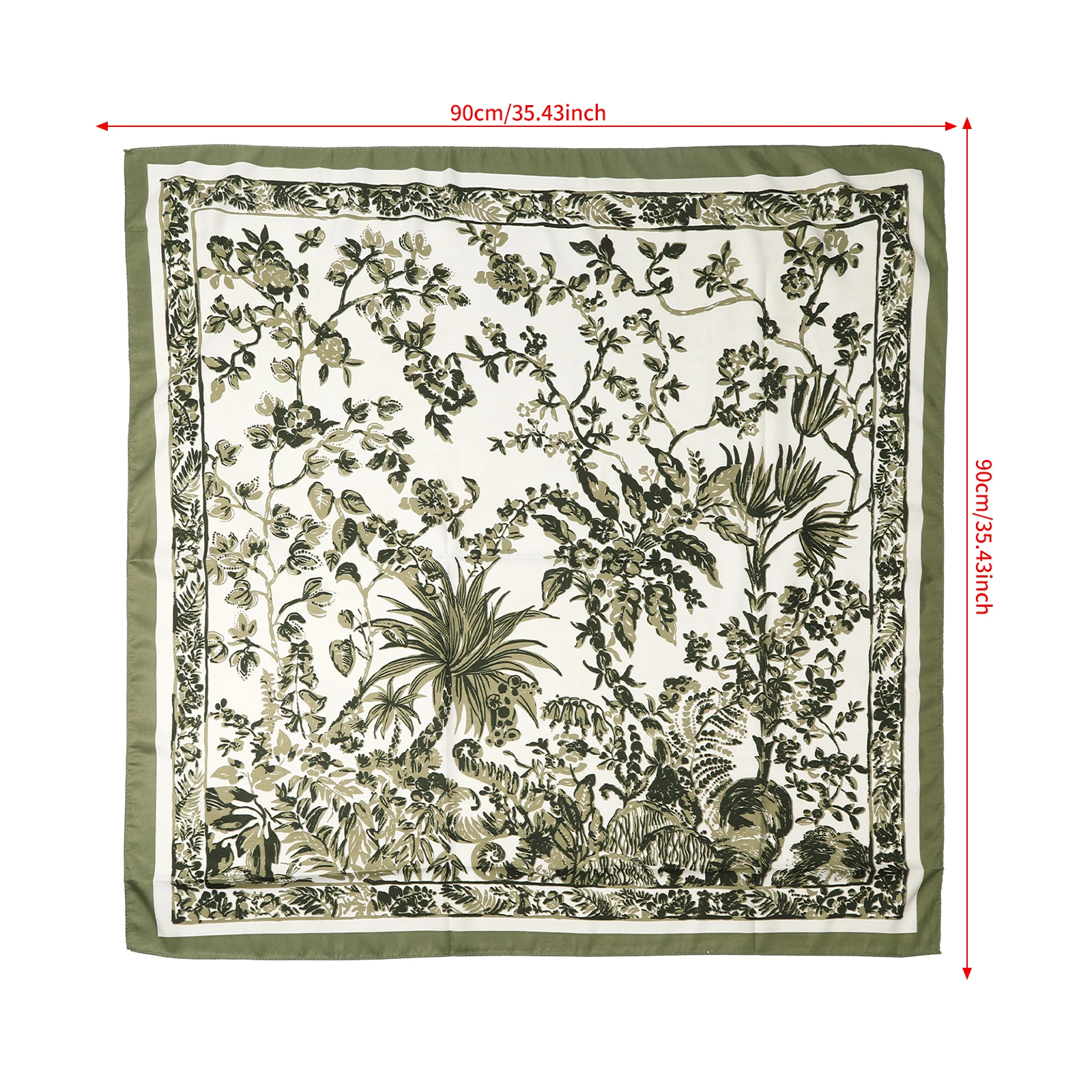 1pc Fashion Scarf Bandana Headwraps For Women Girls Vintage Four Seasons Square Hair Scarves Sport Hairscarf Bohemian Headbands