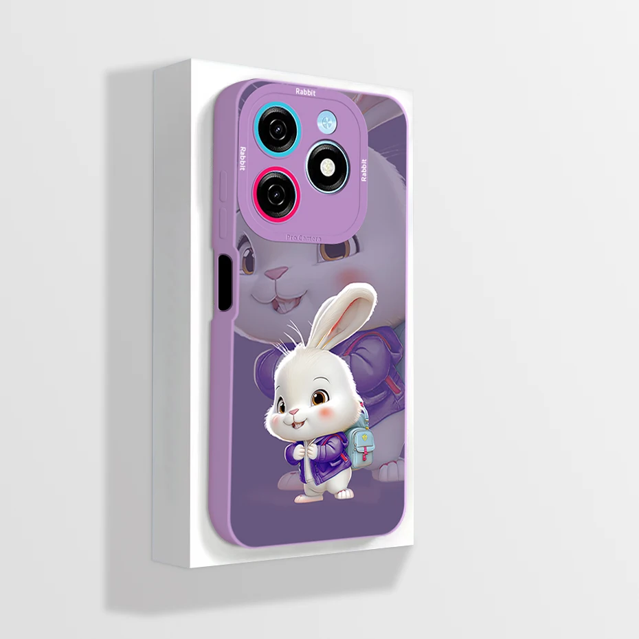 Cute Cartoon Astronaut Square Liquid Silicone Soft Protective Phone Cover in Fun Colors