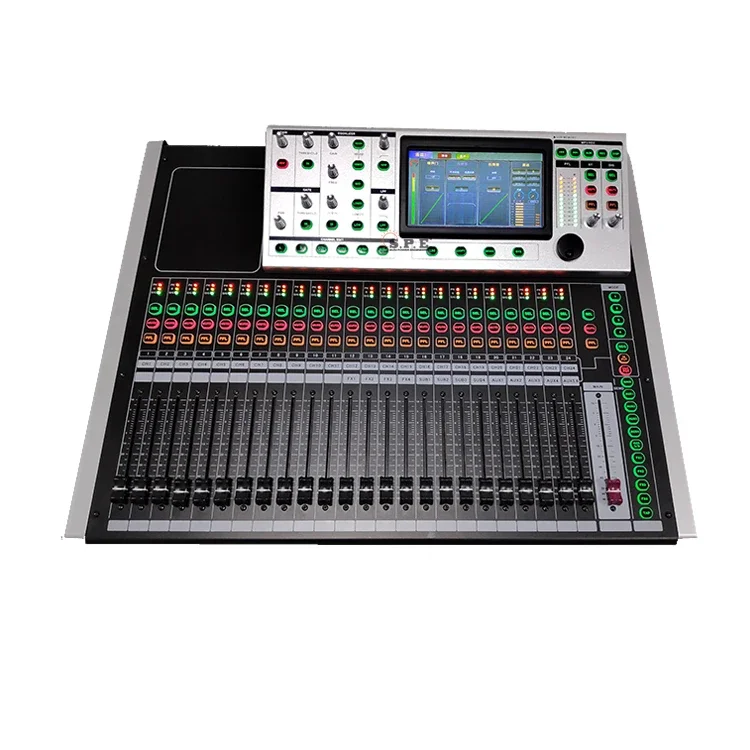 

SPE professional high quality LED display 24 channel audio digital mixer suitable for Disco digital mixer console