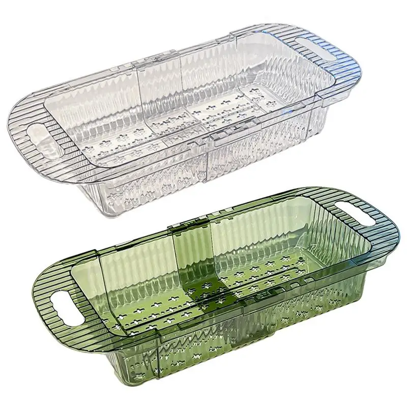 

Sink Colander Kitchen Utensil Washing Veggies Extendable Versatile Expandable Over Sink Strainer For Broccoli, Apples, Pasta