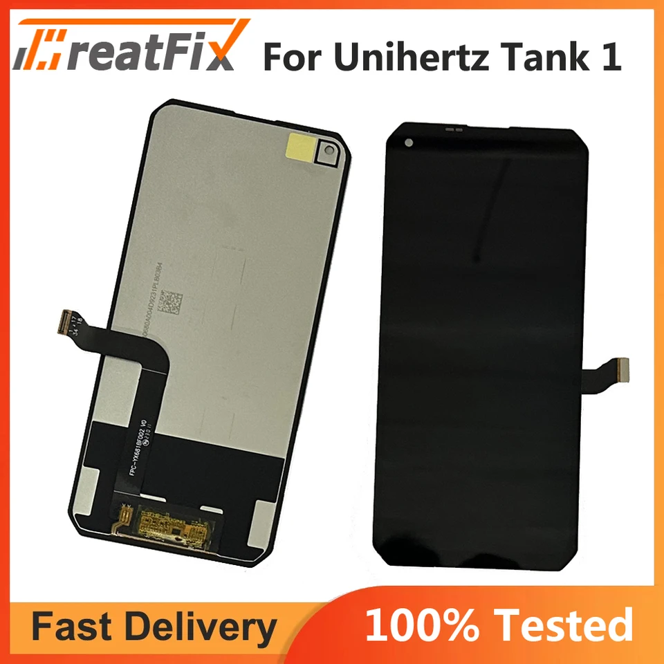Schermo LCD Di Ricambio Per Unihertz Tank 3 Pro, Touch Screen Con Digitalizzatore E Strumenti, Nero