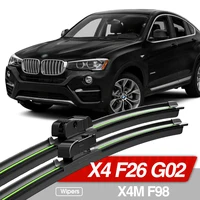 For BMW X4 F26 G02 X4M F98 2014-2023 Front Windshield Wiper Blades 2pcs Windscreen Window Accessories 2015 2017 2018 2020 2022 1