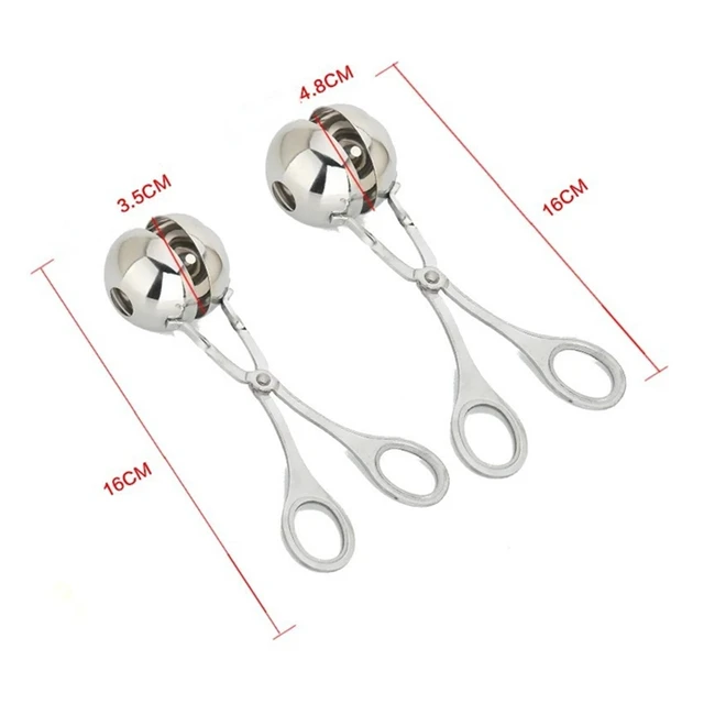 Stainless Steel Meatball Maker Clip Fish Ball Rice Ball Making Mold Form Tool Kitchen Accessories Gadgets cuisine 2