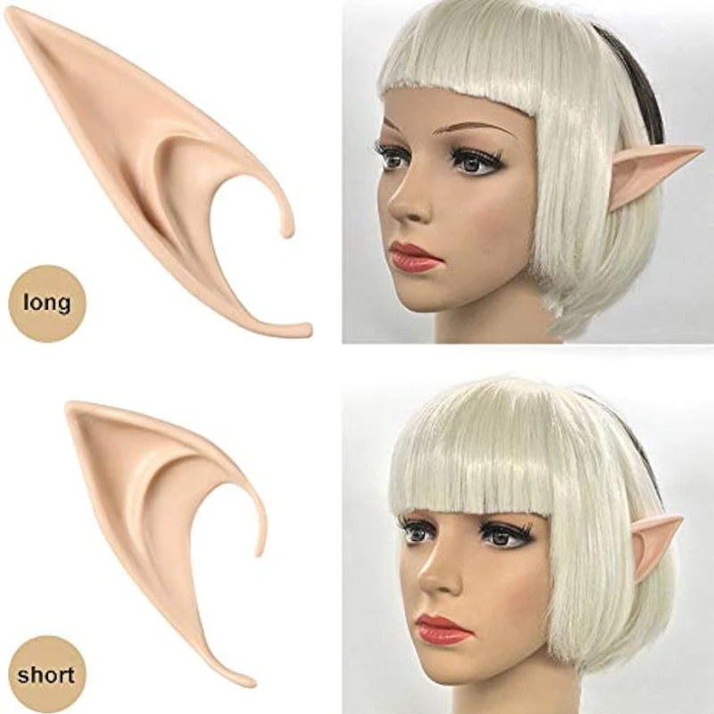 1-10 Paar Elfenohren Cosplay Dekoration Latex Feen Engel Elfenohren Maskerade Party Kostüme Partyzubehör Foto-Requisiten Kindergeschenk – Detail 12