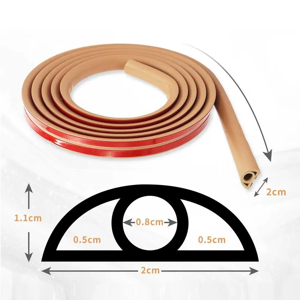 Description Picture 6 of item1m Electric Cord Covers for Floor PVC Flexible Wire Duct Flame-Retardant Cable Floor Insulated Self-adhesive Cord Hider