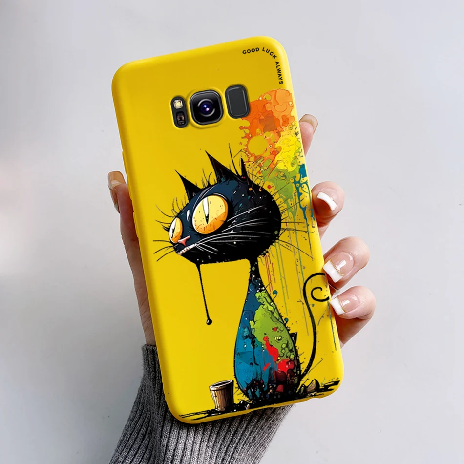 For Samsung Galaxy S8 Plus Case Galaxy S8 Shockproof Back Phone Cases For Samsung S8 GalaxyS8 Plus Cartoon Silicone Cover Bumper — view 3